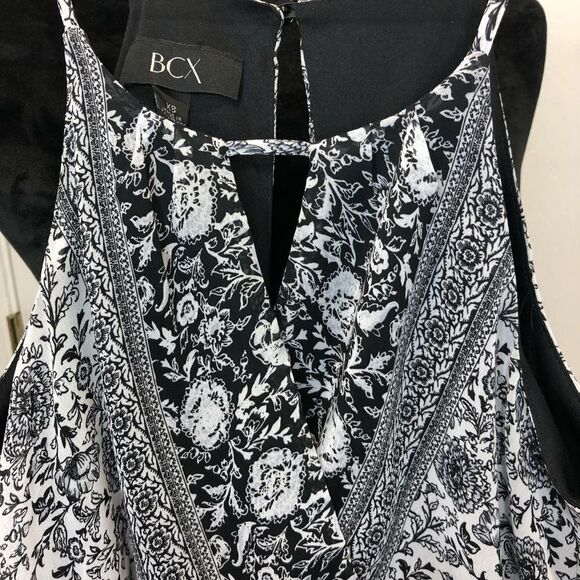 BCX black and white floral jumper romper x small - Picture 2 of 9